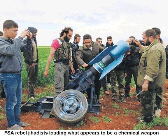 Syrian rebels using CW