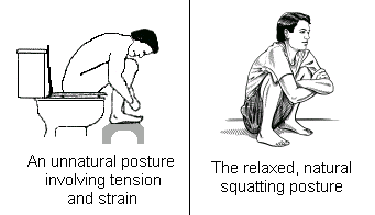 Sitting vs squatting {naturesplatform}
