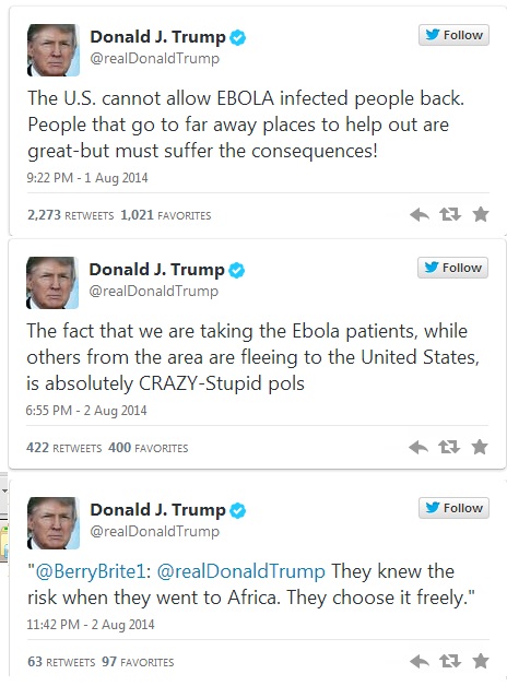 trump ebola