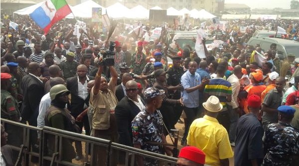 Buhari camapign crowd in Aba