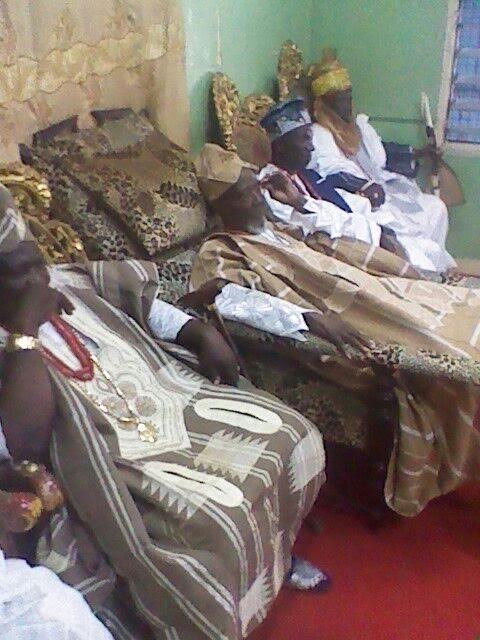 Chief Brimah VII in Palace at Accra