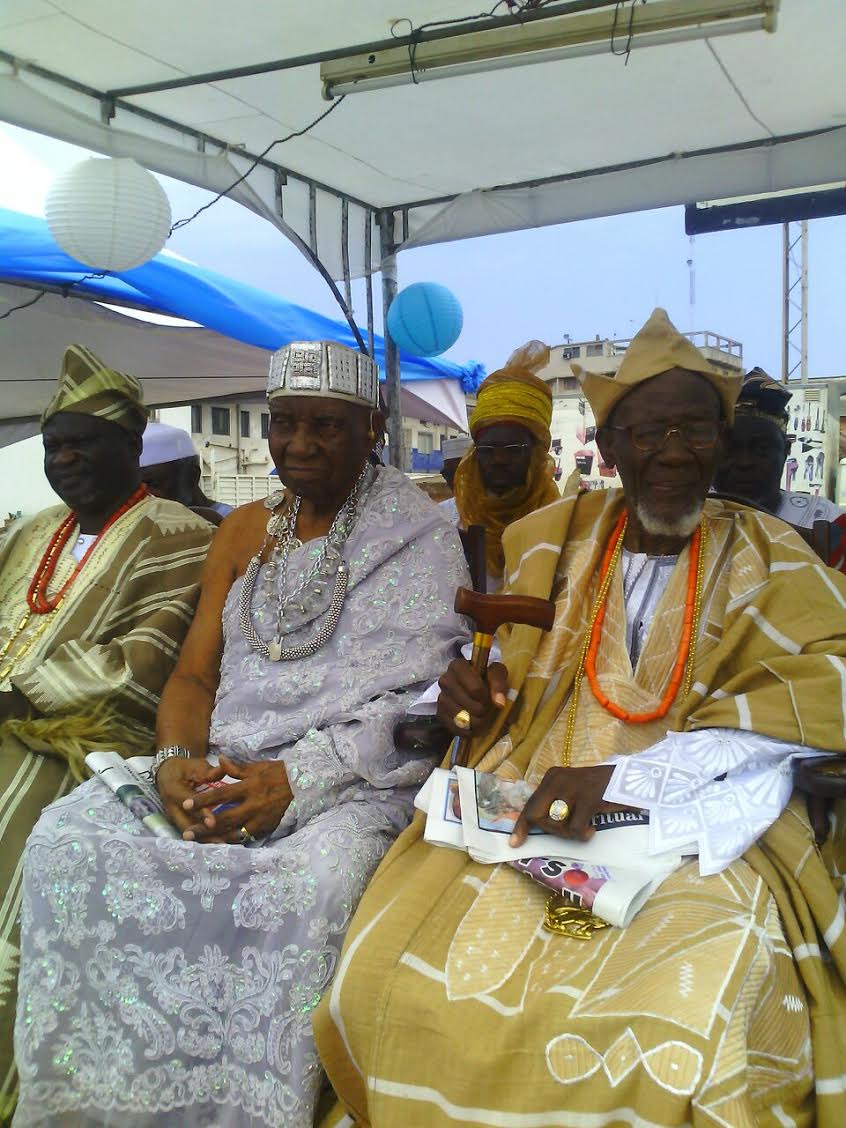 Ghanian chiefs with chief Brimah VII on far right