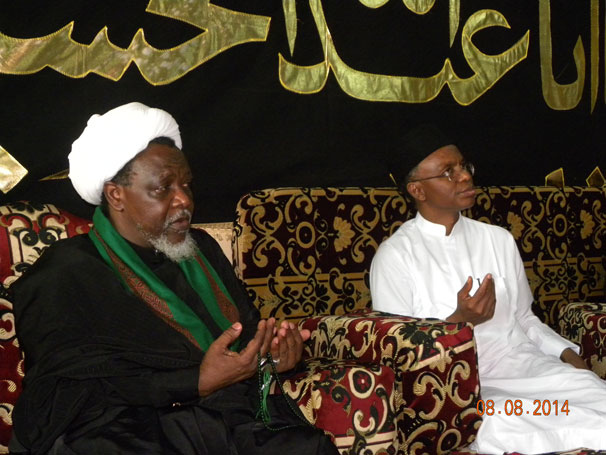 El-Rufai during condolence visit to El-Zakzaky July of 2014