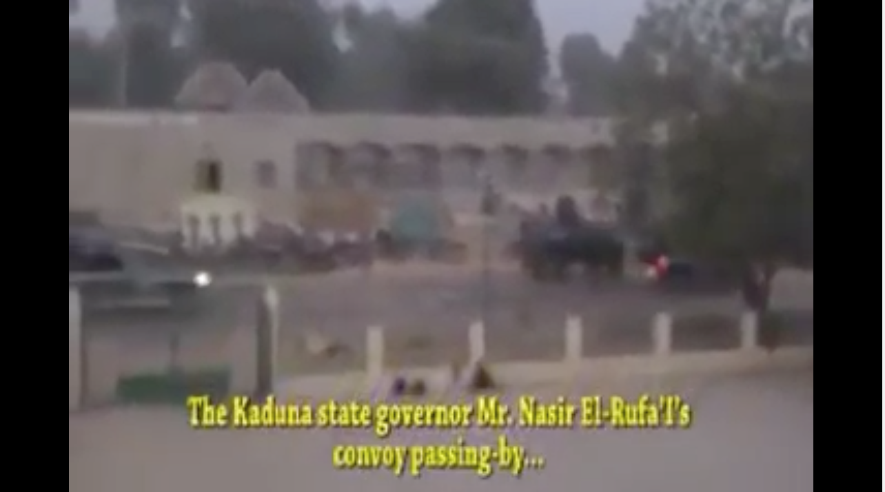 Kaduna governor El-Rufai passes through ahead of massacre