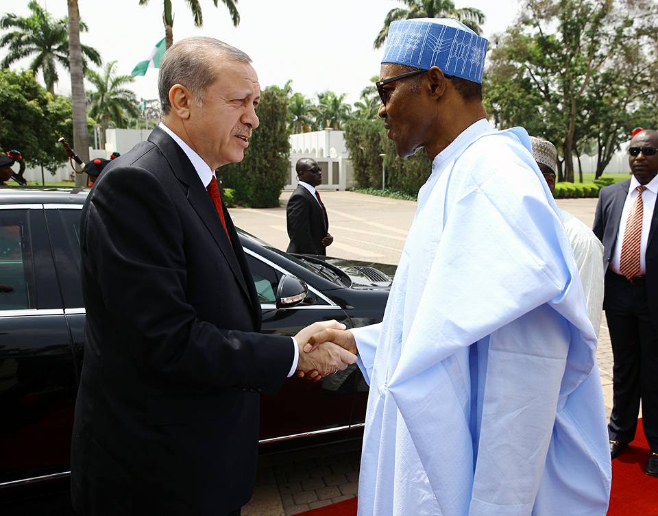 Update image: Buhari hosts Erdogan, Tuesday March 2nd 2016