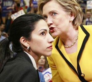 Hillary and Huma Abedin