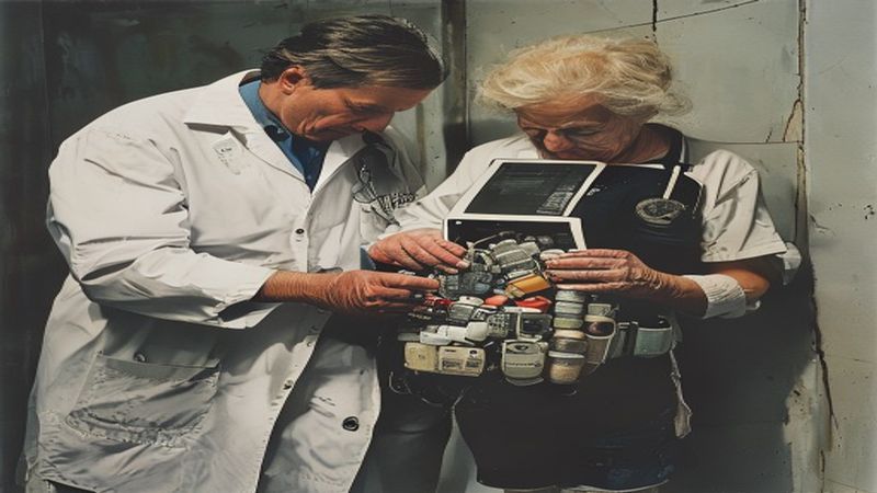 Doctors remove 55 batteries from 66-year-old woman’s bum and stomach