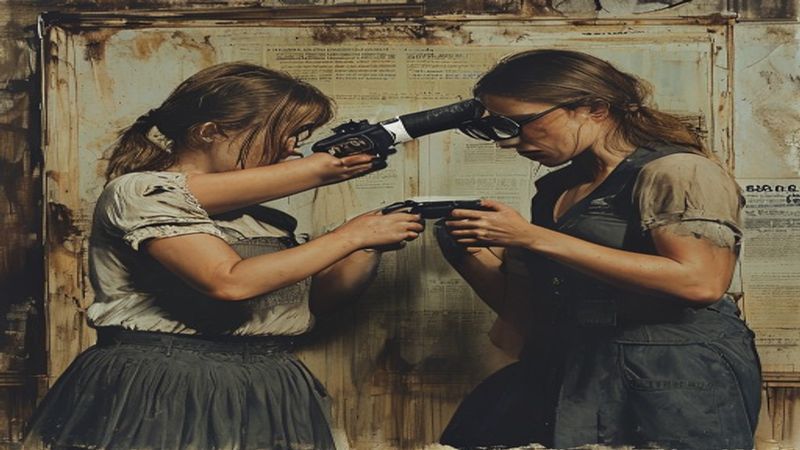 Girl, 12, shoots father then herself in suspected murder plot with another girl