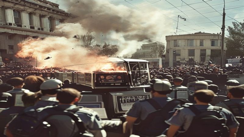 VIDEO: Police clash with Athens protesters during train-tragedy memorial