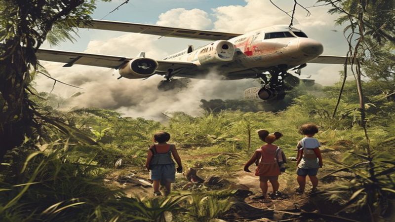 Children survive 40 days in jungle after plane crash