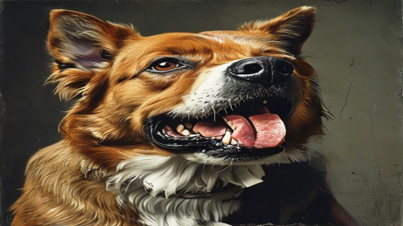 Dog bites president