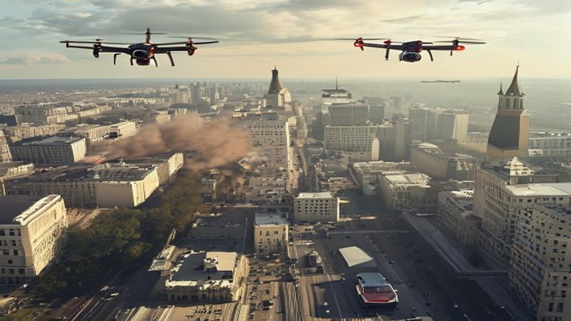 Multiple Ukrainian drone attacks reported across Russia