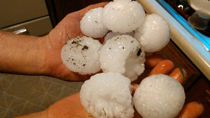 The Baseball-sized Hail Stones That Thrashed Nebraska, USA (PHOTOS, VIDEO) – NewsRescue.com