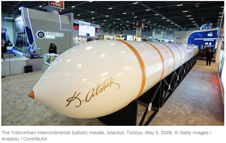 Türkiye Unveils First ICBM, ‘No Hesitation’ to Use It